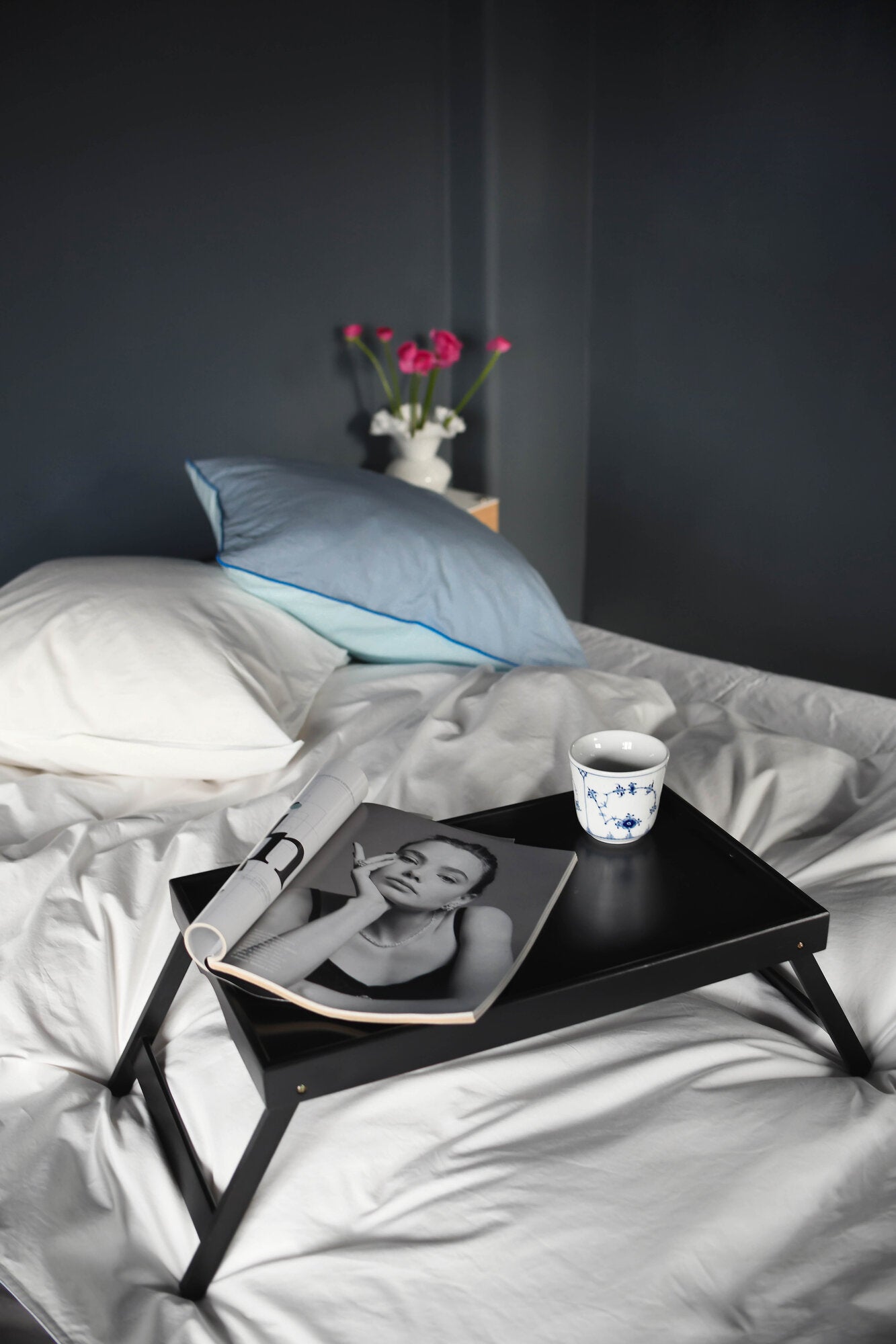 Sengebakke, sort - L50 cm